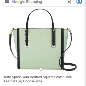 Kate Spade BEDFORD SQUARE EASTEN MINT MOJITO